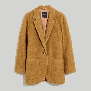 Madewell toffee Bouclé Larsen blazer - Size M